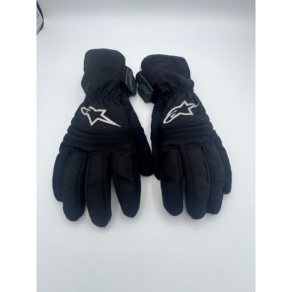 Alpinestars ST-1 Drystar Motorcycle Gloves Black Waterproof Hipora Large L/10